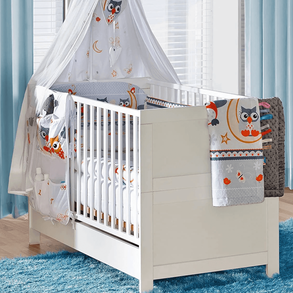 Cozy Leni - BASIC | Klassisches Babybett 140 × 70 mit Umbaufunktion | weiß - Betten & Bettgestelle