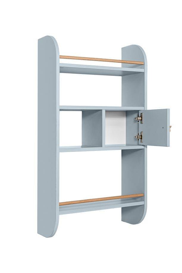 Cozy Leni - LOTTA | Bücherregal mit 4 Ebenen und einer Tür | Himmel-Blau - Bücherregale & Bücherschränke
