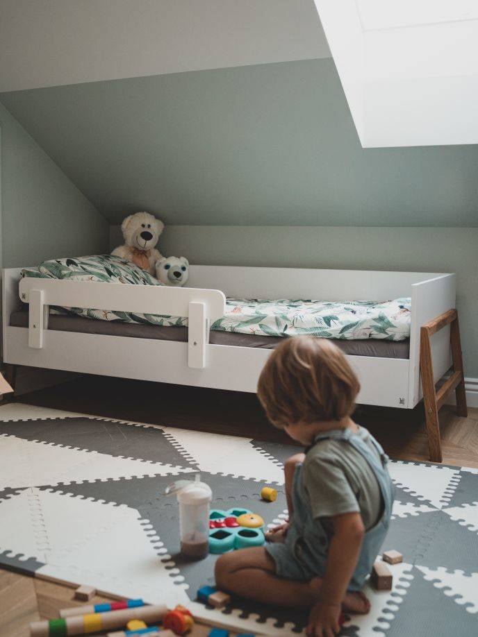 Cozy Leni - LOTTA | Junior - Kinderbett 80x160 cm | Schnee-Weiß - Betten & Bettgestelle