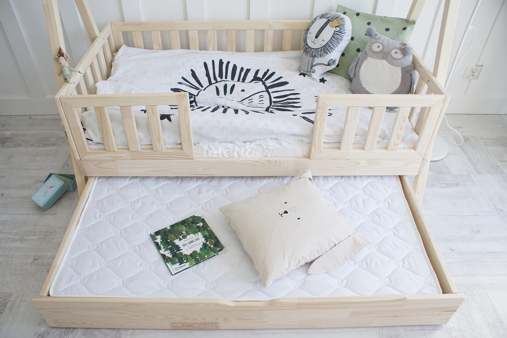 Cozy Leni - Tipi-Bett THILDA mit Schublade - im gemütlichen skandinavischen Stil - Betten & Bettgestelle